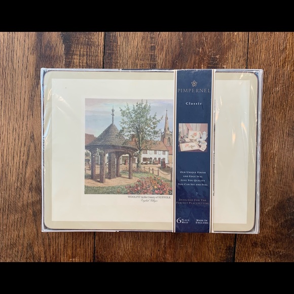 Pimpernel Dining Vintage Pimpernel English Villages Cork Backed